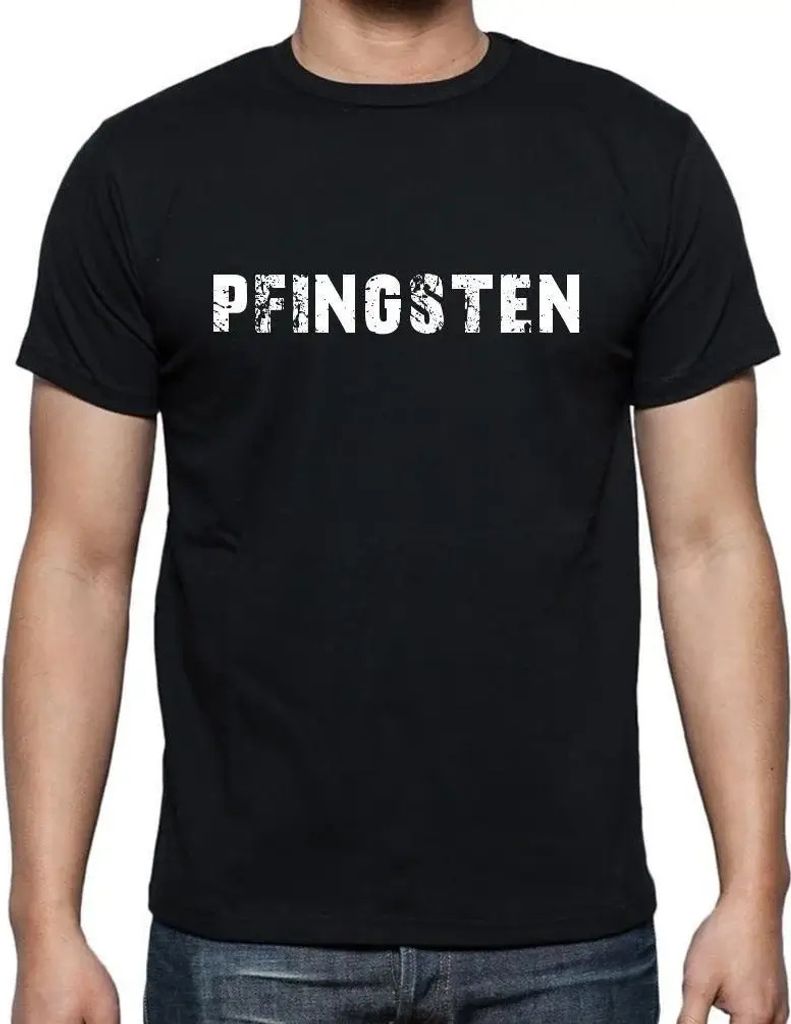Herren Grafik T-Shirt Pfingsten Öko-Verantwortlich Vintage Jahrgang Kurzarm Lustige Druck Geburtstag Geschenk Mann