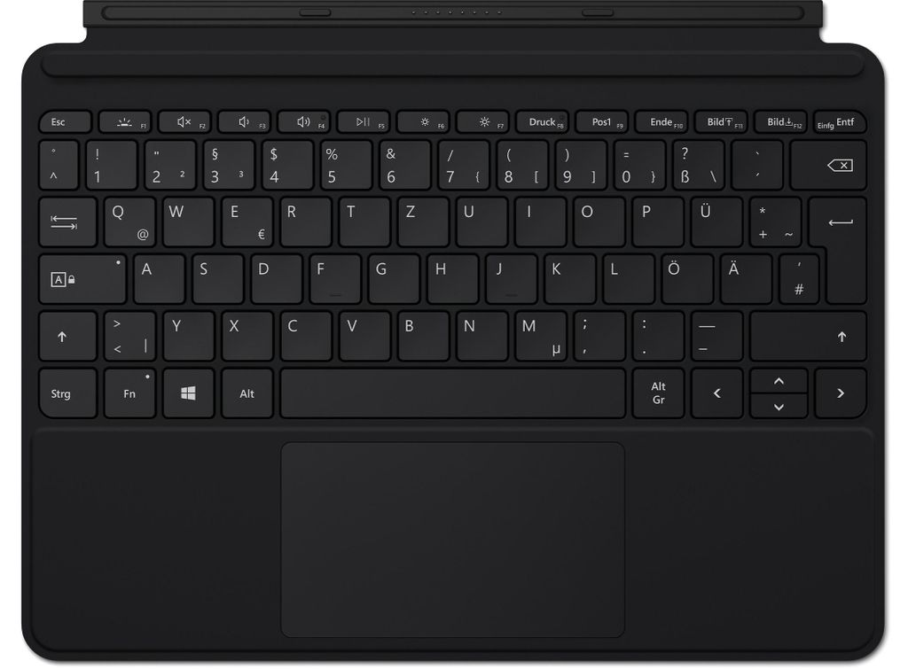 Microsoft Go Type Cover, QWERTZ, Deutsch, Touchpad, Produktbild 