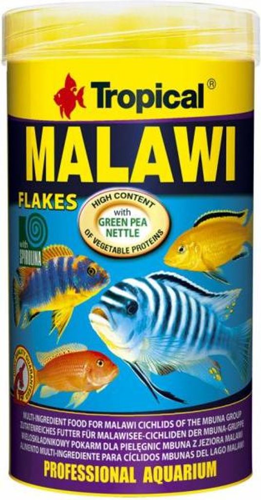 Flockenfutter Tropical Malawi Flakes 250 ml Produktbild 