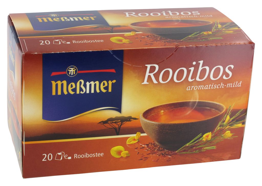 Meßmer Rooibos Tee pur mit mildwürzigem Geschmack und süß duftend 40g