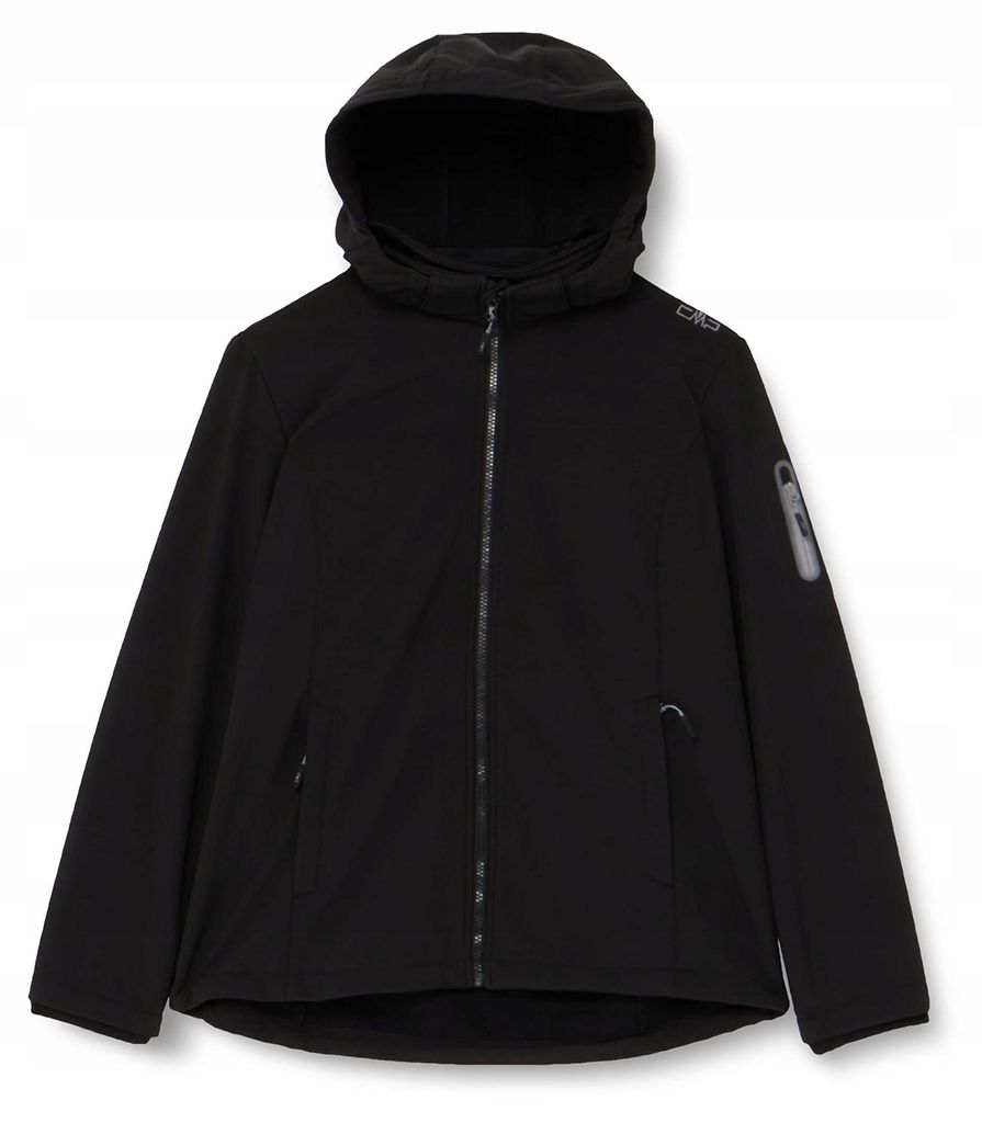 Kurtka damska CMP Wilma Jacket Zip Hood - nero Zdjęcie produktu 