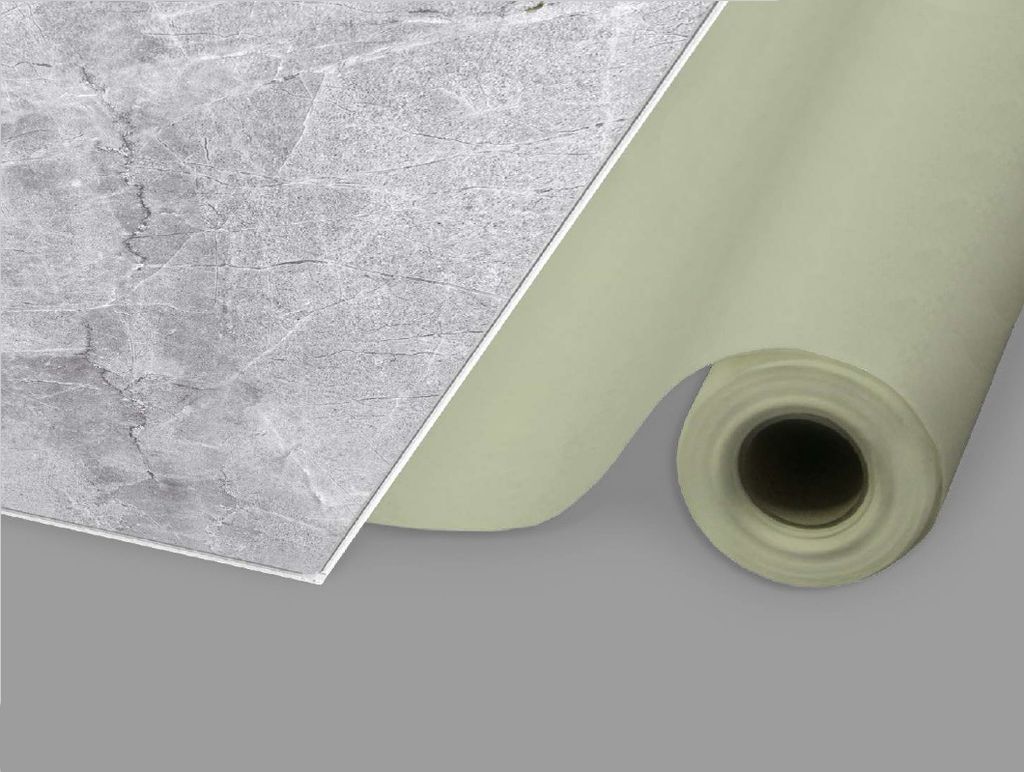 FLOORNOVO Verlegematte für Klickfliesen Neuheit 15 m² Paket Zubehör für die erste Fliese zum Klicken ohne Verkleben aus 100 % recyceltem PET-Ma...