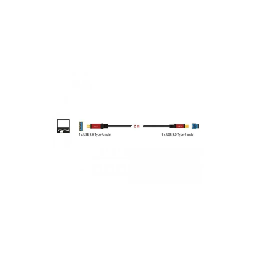 Câble USB 3.0 Type B 2m avec Blindage Premium - Transfert Rapide 5Gbps - 3