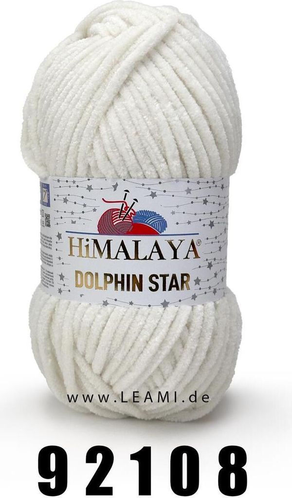 Himalaya Dolphin Star 100g/120m (Glitzer) 92108 naturweiß Produktbild 