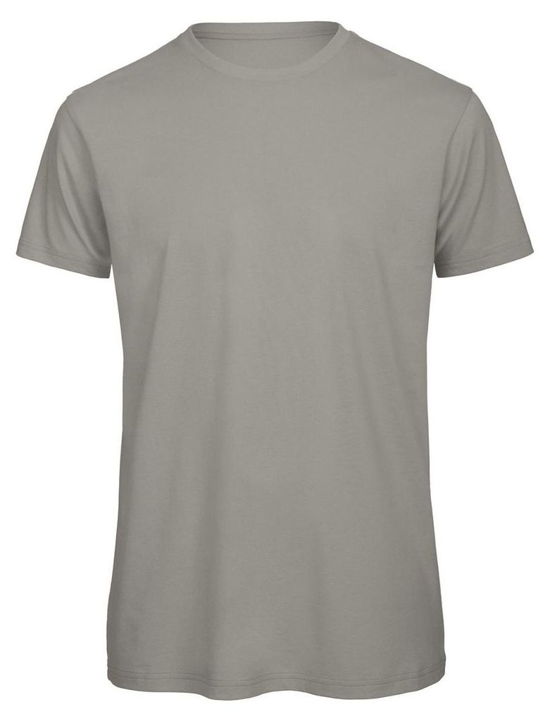 B&C Herren T-Shirt, Baumwolle FK127 (3XL) (Hellgrau)