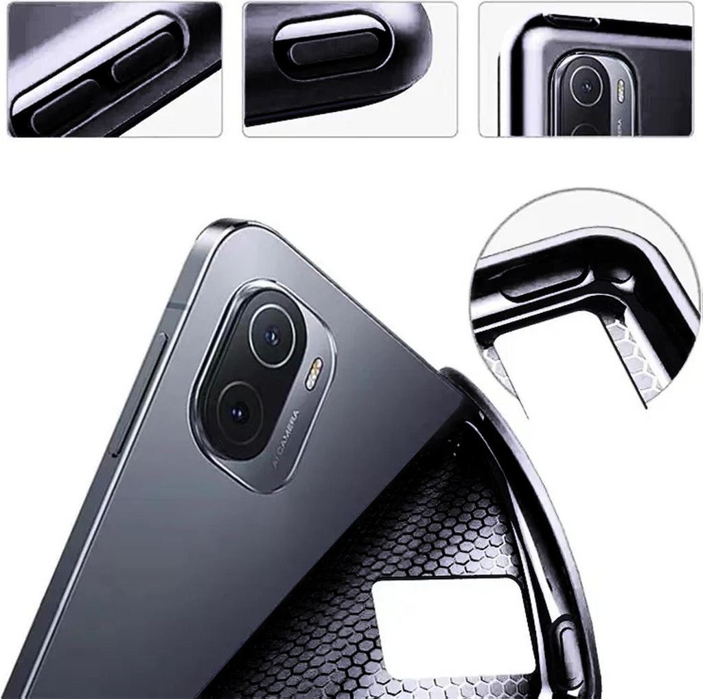 HONLEN Handyhülle Für Xiaomi MI 12 / MI 12X – Business-Design Mit Lederrückseite, Schutz Vor Stößen, Saphir-Farbton