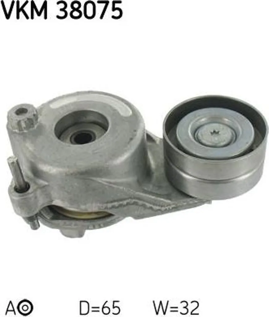 SKF VKM 38075 Rouleau Tendeur Courroie OE 6422000470 pour Mercedes Classe S