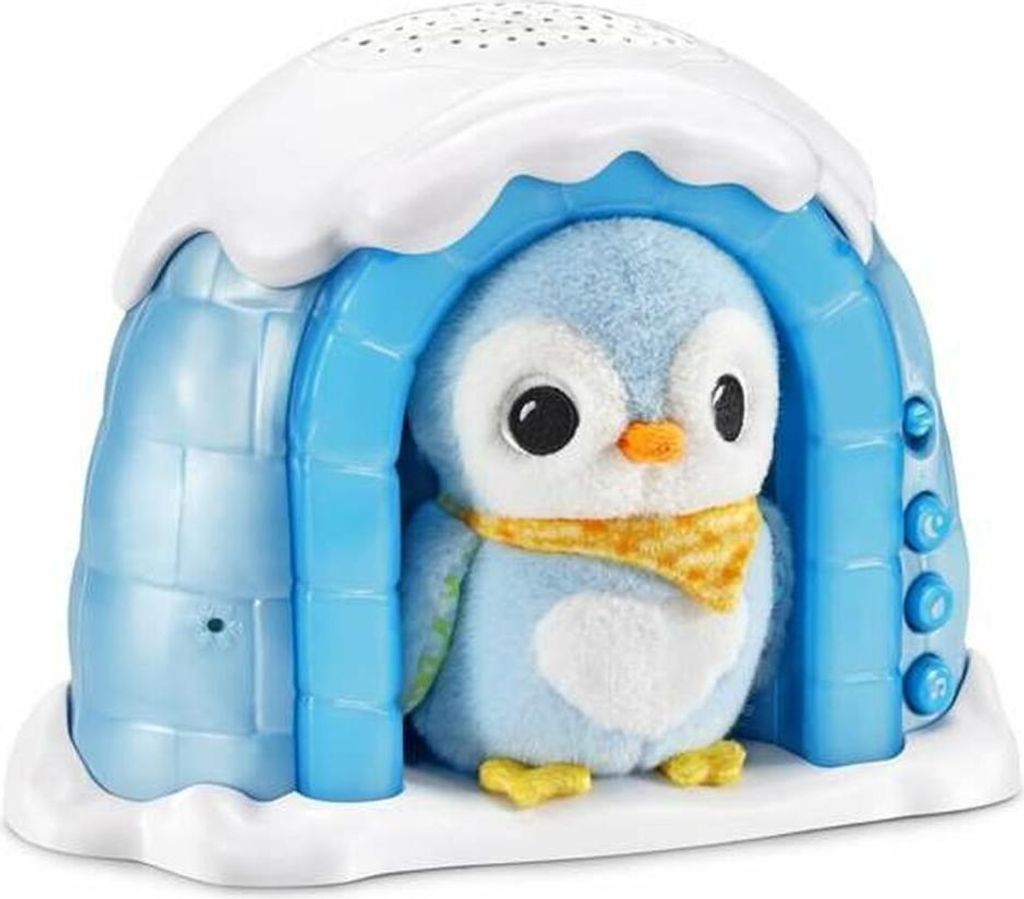 Vtech Pinguin Plüsch-projektor Iglu-version Spanisch Blau Blau One Size