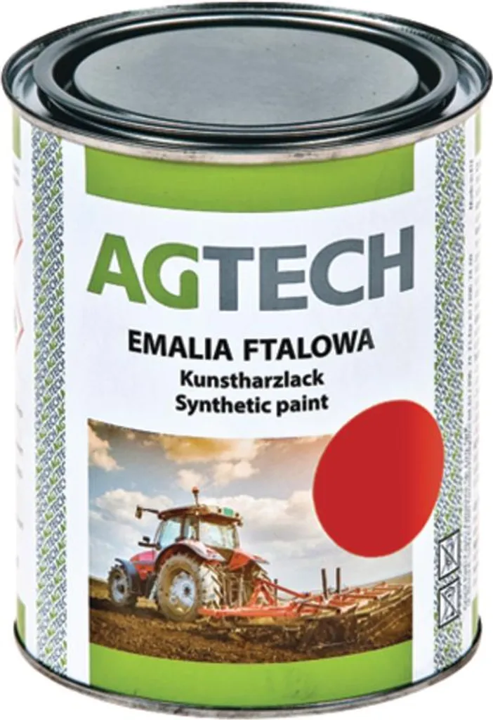 Laque Rouge Unia AGTECH 0,8L Boîte 270014 pour Matériel Agricole