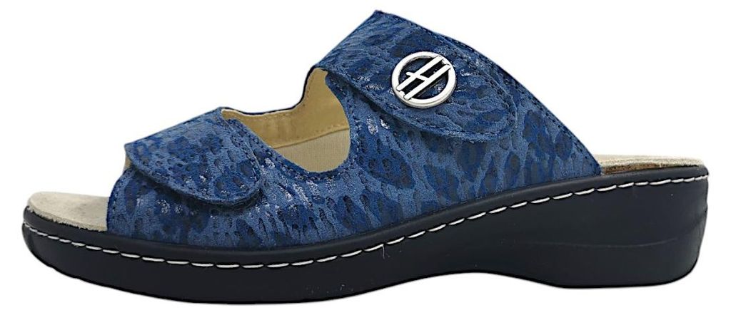 Hickersberger Milano Pantolette Blau in Gr. 40 Produktbild 