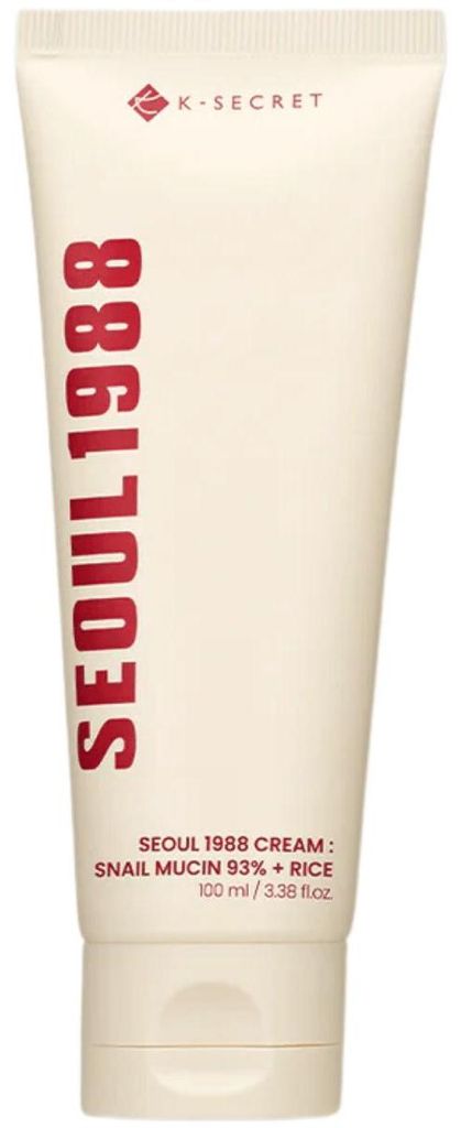 K-SECRET SEOUL 1988 Creme: Schneckenschleim 93 % + Reis, 100 ml feuchtigkeitsspendende und regenerierende Creme