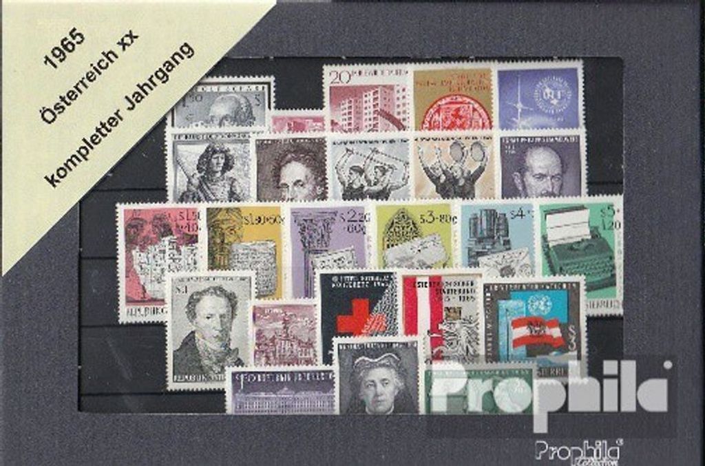 Briefmarken Österreich 1965 1965 postfrisch Produktbild 