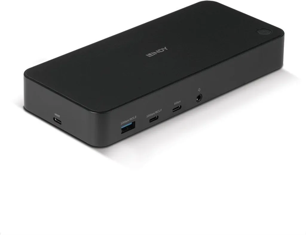 Station de Travail Lindy DST-Pro USB 3.2 Hybride pour Télétravail et Bureau