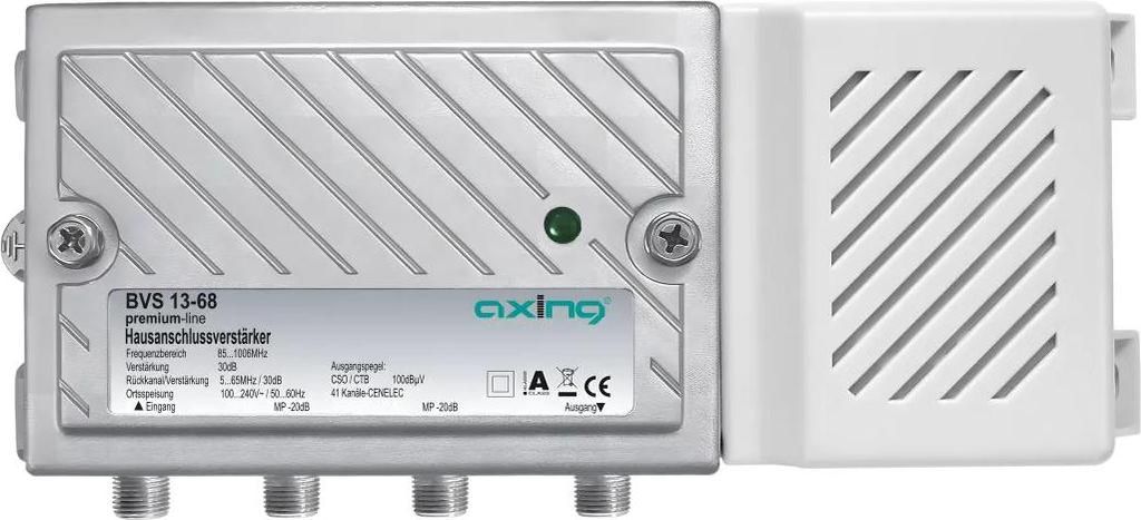 Axing BVS01368 Hausanschlussverstärker 30 dB ,