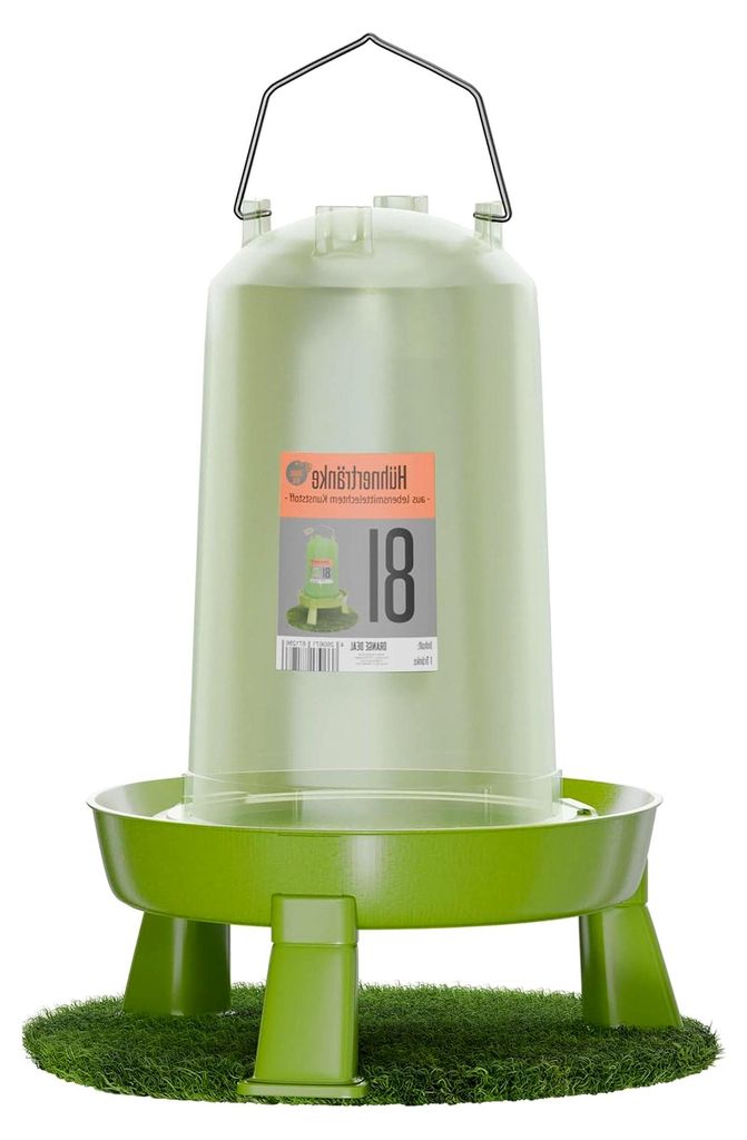 8 l beheizbare Hühnertränke, automatische Geflügeltränke Produktbild 