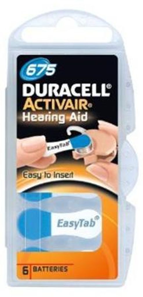 Duracell | A675/DA675/ZL675 | Zink-Luft-Zellen | 6 Stk. Produktbild 