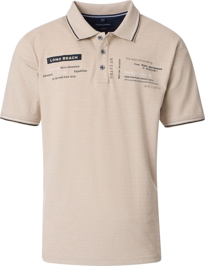 CASAMODA Polo-Shirt (954436800), Größe:XL, Farbe:Sand (655)