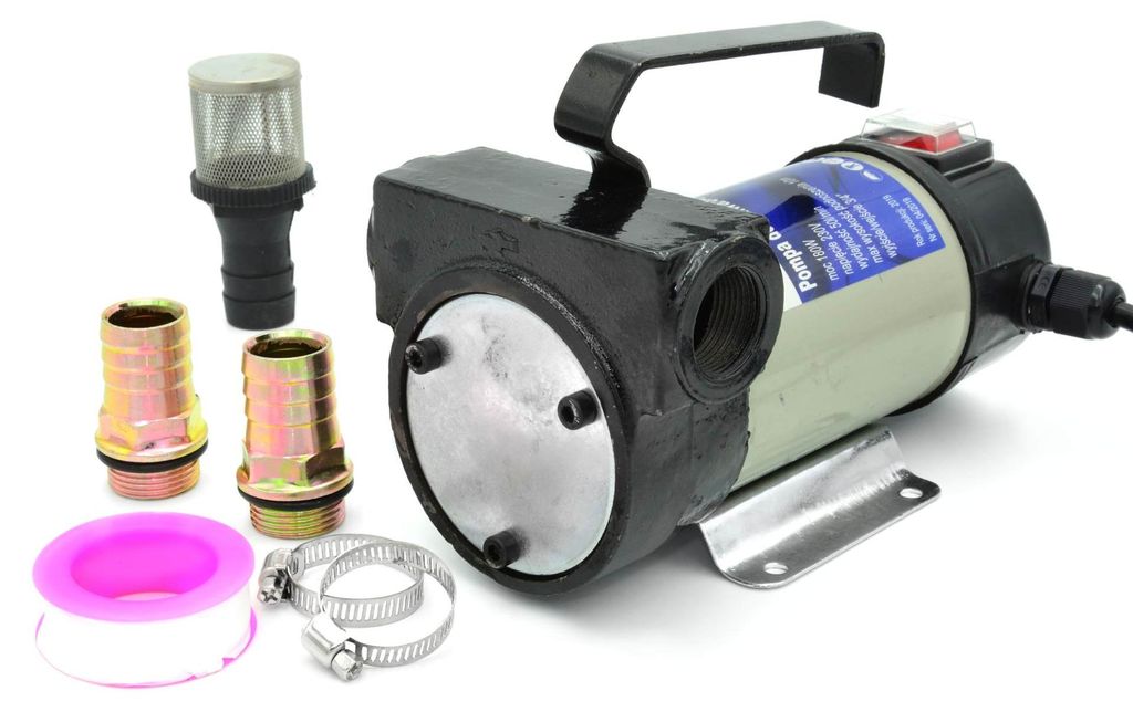 Pompa travaso olio e gasolio, 230v, portata 50 l/min, Immagine del prodotto 