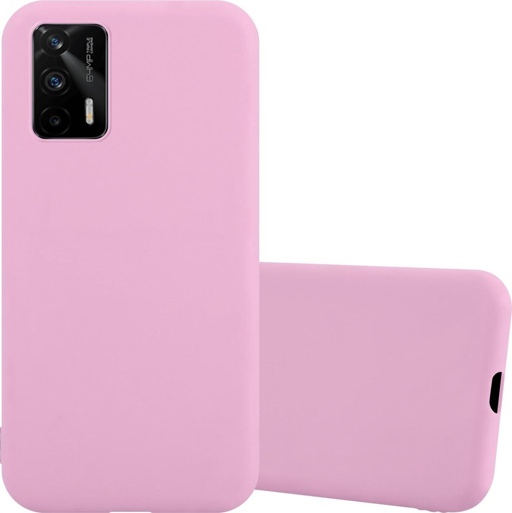 Cadorabo Hülle für Realme GT / GT Neo 2T / Q3 PRO Schutzhülle in Rosa Handyhülle TPU Silikon Etui Case Cover