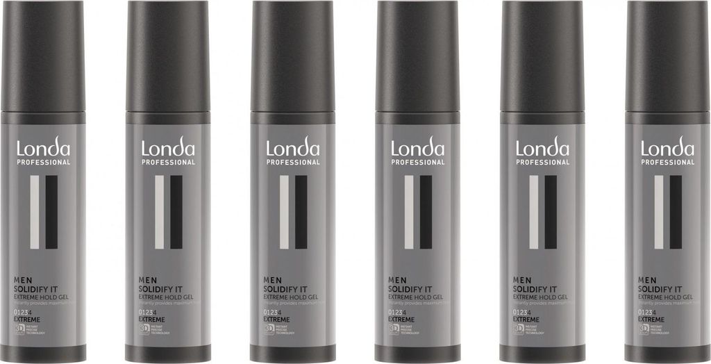 Londa Men Solidify It 6 x 100 ml extrem Haargel Set