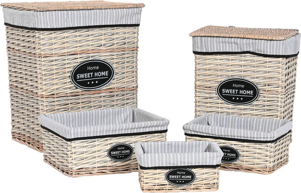 Panier pour linge sale élégant pour organiser votre buanderie Home ESPRIT