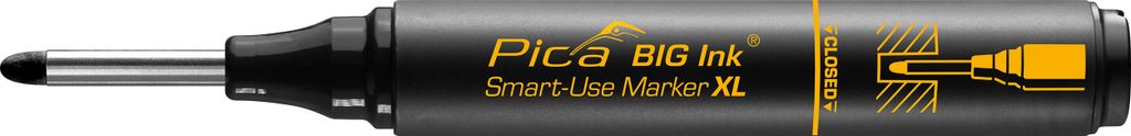 Pica-Marker Smart Use Marker XL, Schwarz, Schwarz Produktbild 