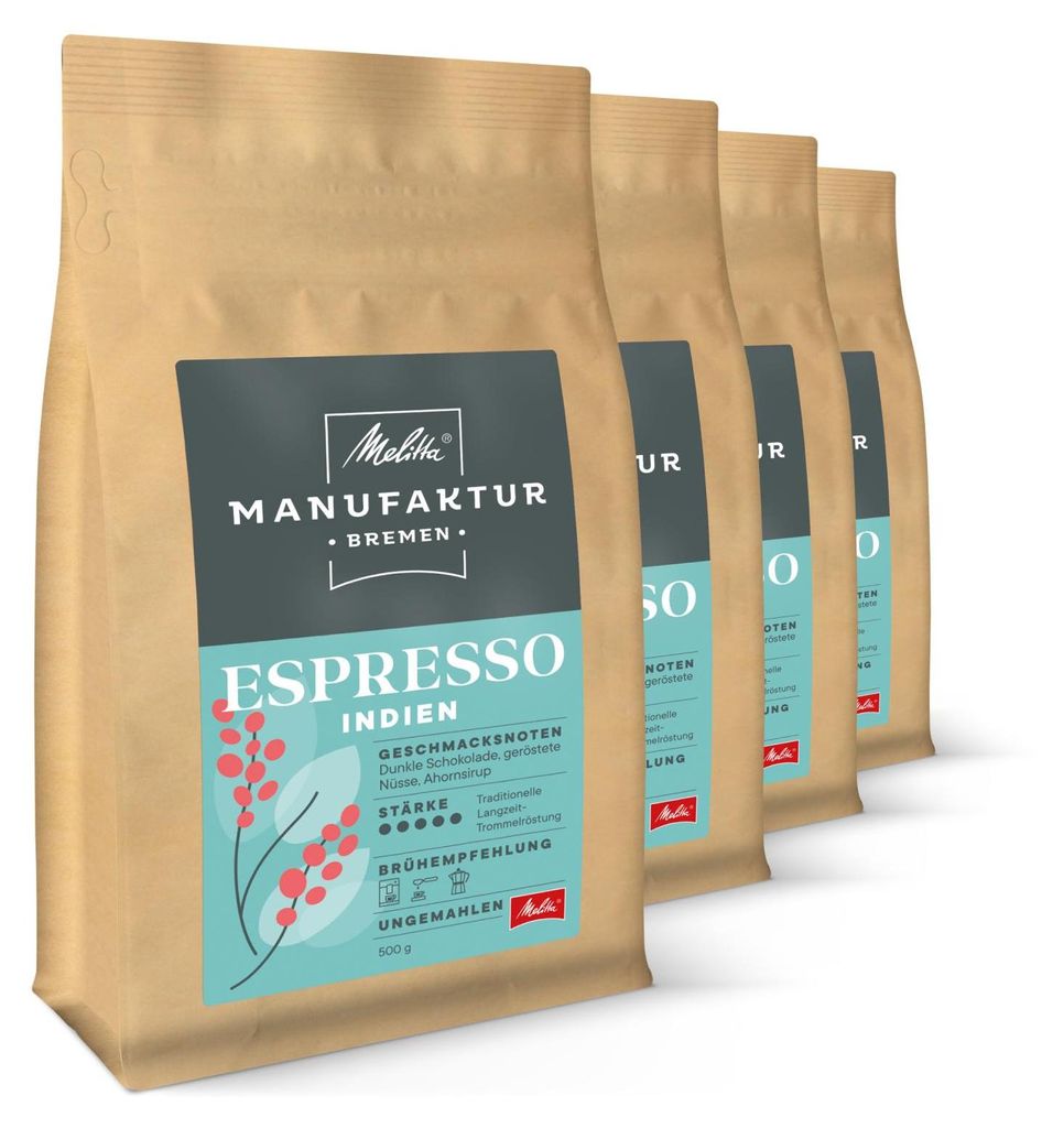 Melitta Manufaktur-Kaffee Espresso Indien Produktbild 