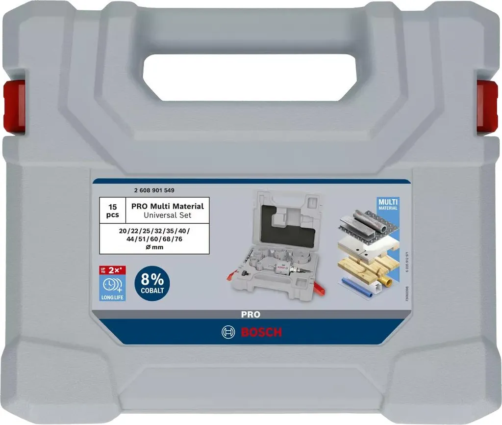 Scies trépans Bosch PRO Multi Material avec technologie carbure Expert