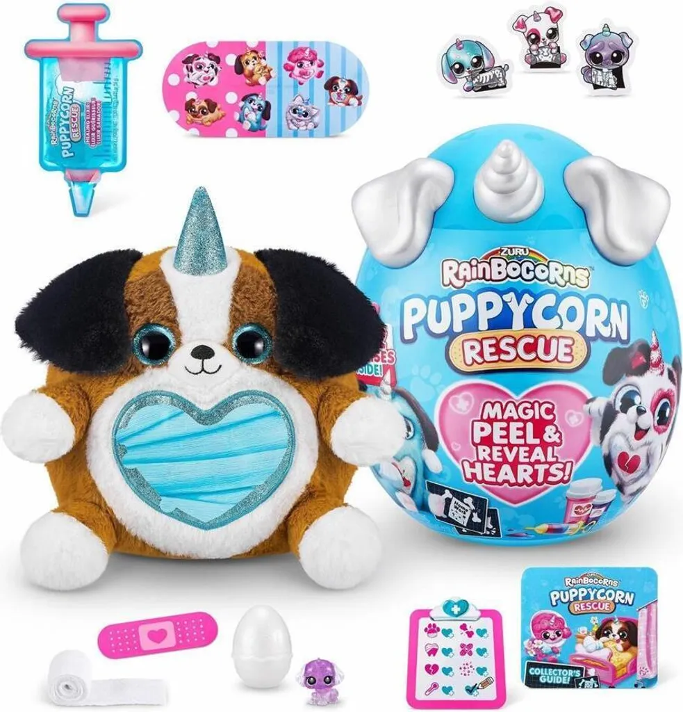 Apprendre à Soigner : Peluche Rainbocorns S1 Chien Malade et Blessé - 14
