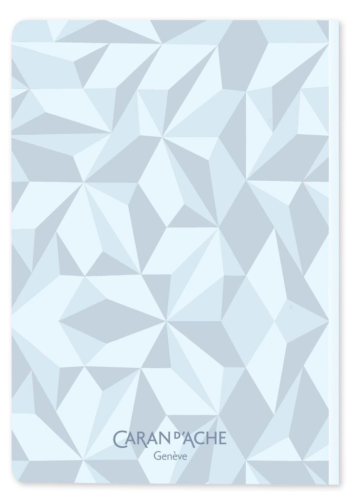Caran d-Ache CC0454.025, Muster, Arktisblau, Weiß, A5, 60 Blätter, 90 g/m², Liniertes Papier
