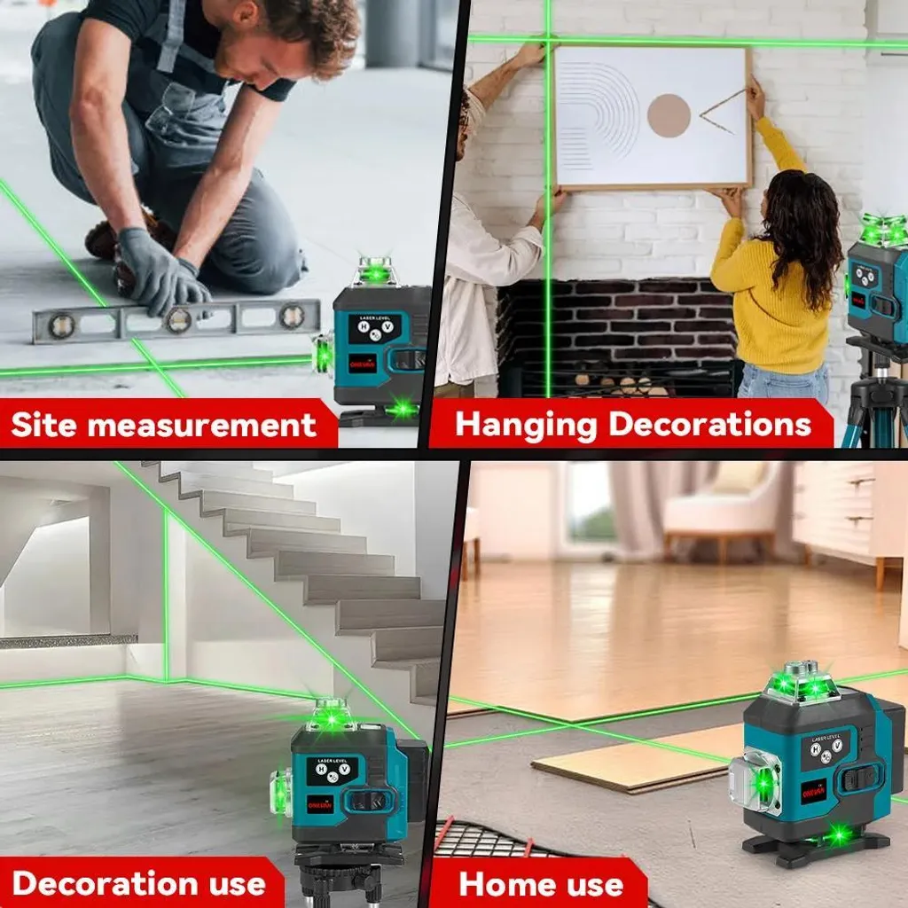 Laser 16 Lignes Vert 360 Braun - Autonivellement Vertical et Horizontal - 5