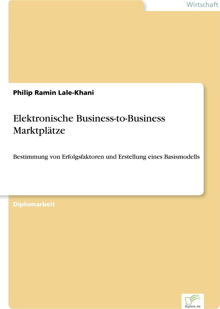 Elektronische Business-to-Business Marktplätze