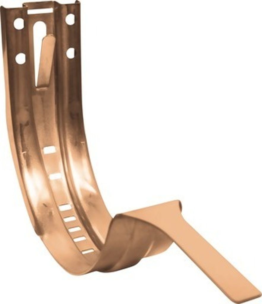 Zambelli Rinnenhalter für Stirnbrett Kupfer für Rinnengröße 333 mm