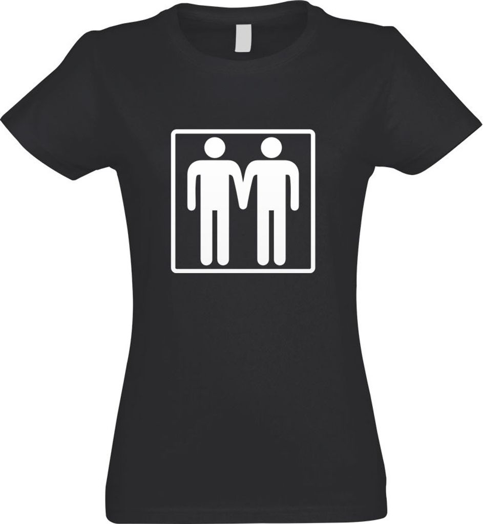 Kiwistar - T-Shirt tailliert - Damen - Graphit - Schwul - mit Motiv Bedruckt - Funshirt Design - Sport - Freizeit - Damen - S
