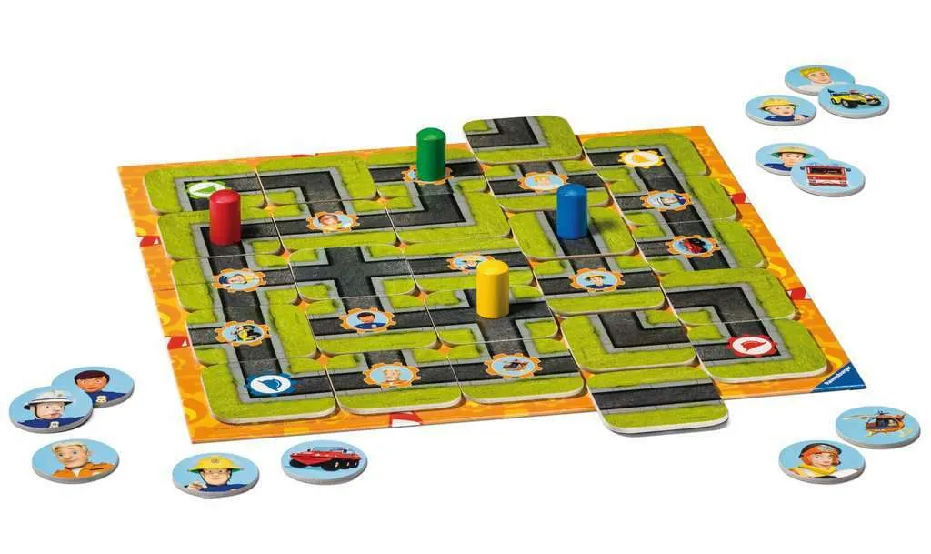 Sam le Pompier Junior Labyrinthe Ravensburger - Jeu de Société Enfant - 4