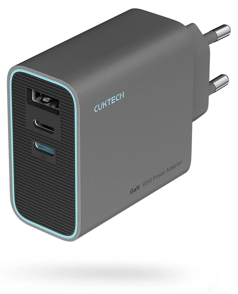 Cuktech CUKAD653EU, 65W GaN-oplader, USB-C Productafbeelding 