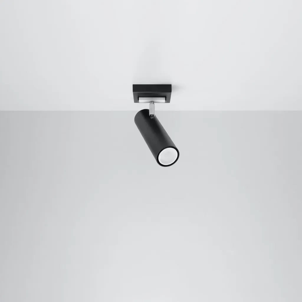 Spot Orientable KURSO Noir Chromé - Solution Éclairage Précis Pure Lume - 2