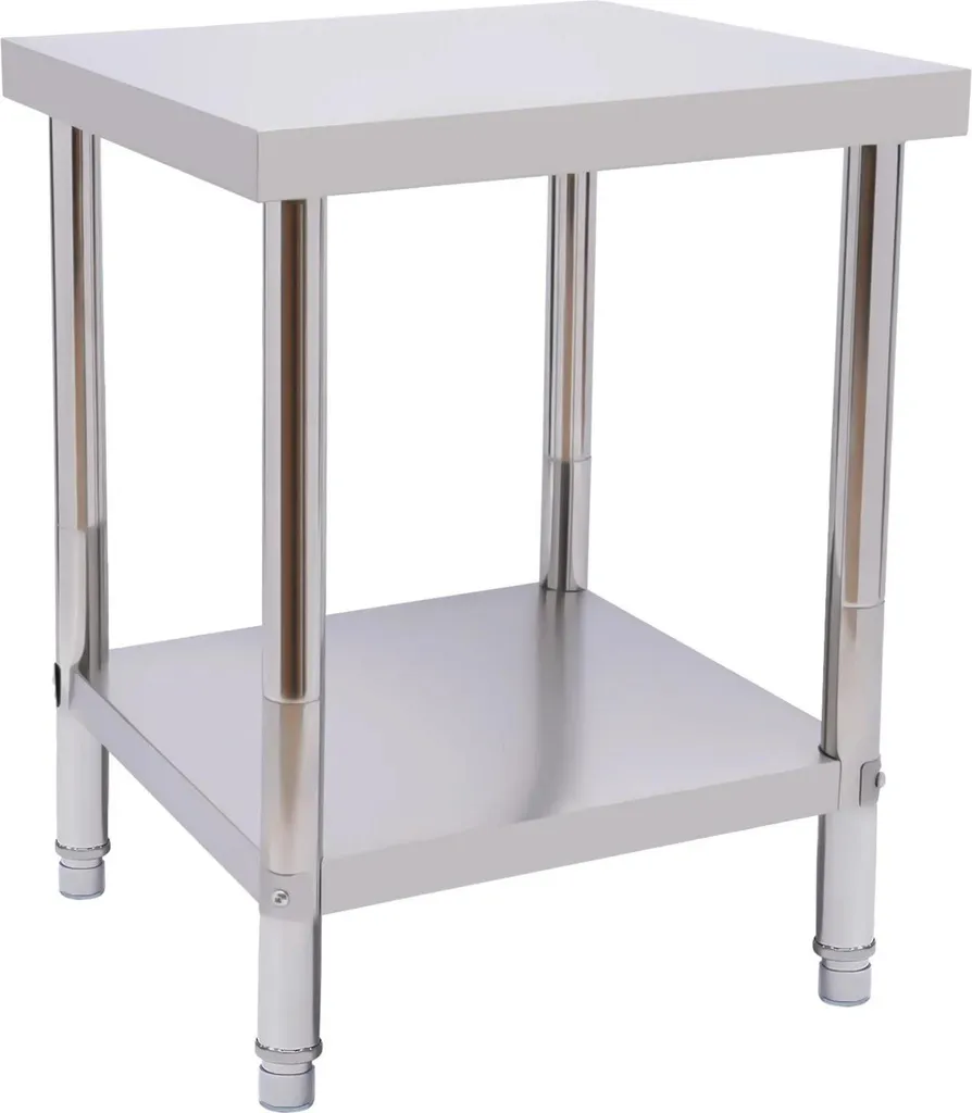 Plan de travail cuisine en inox 61 x 46 cm - Support de préparation
