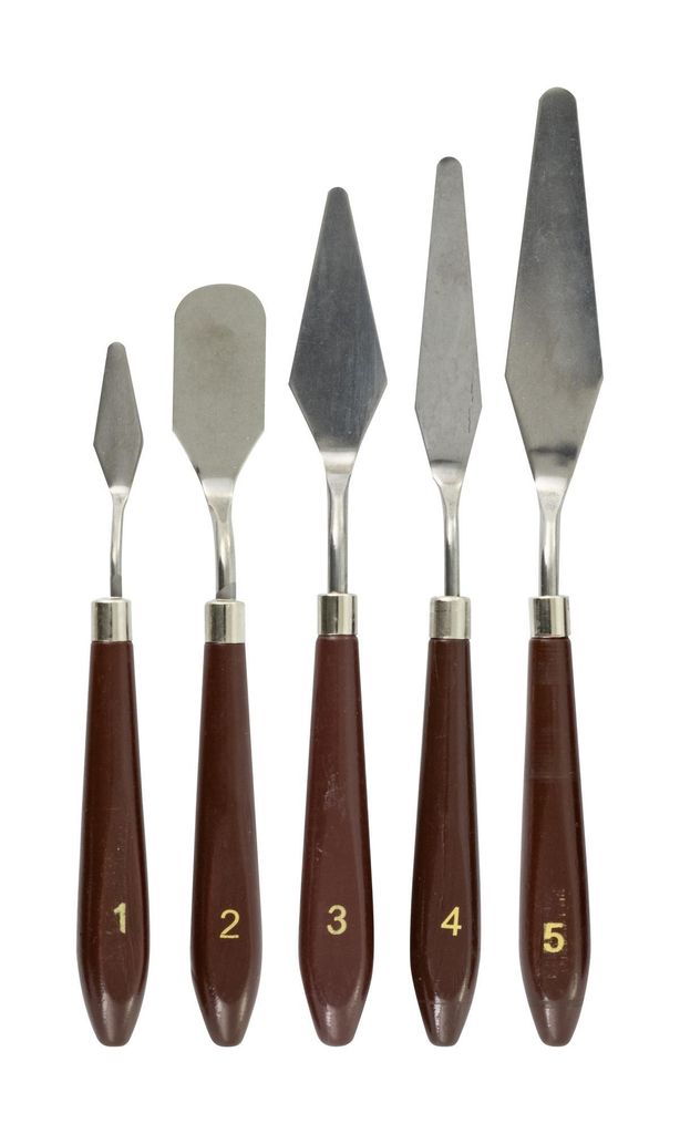 5 Malspachtel / Set mit Größe 1-5 Produktbild 