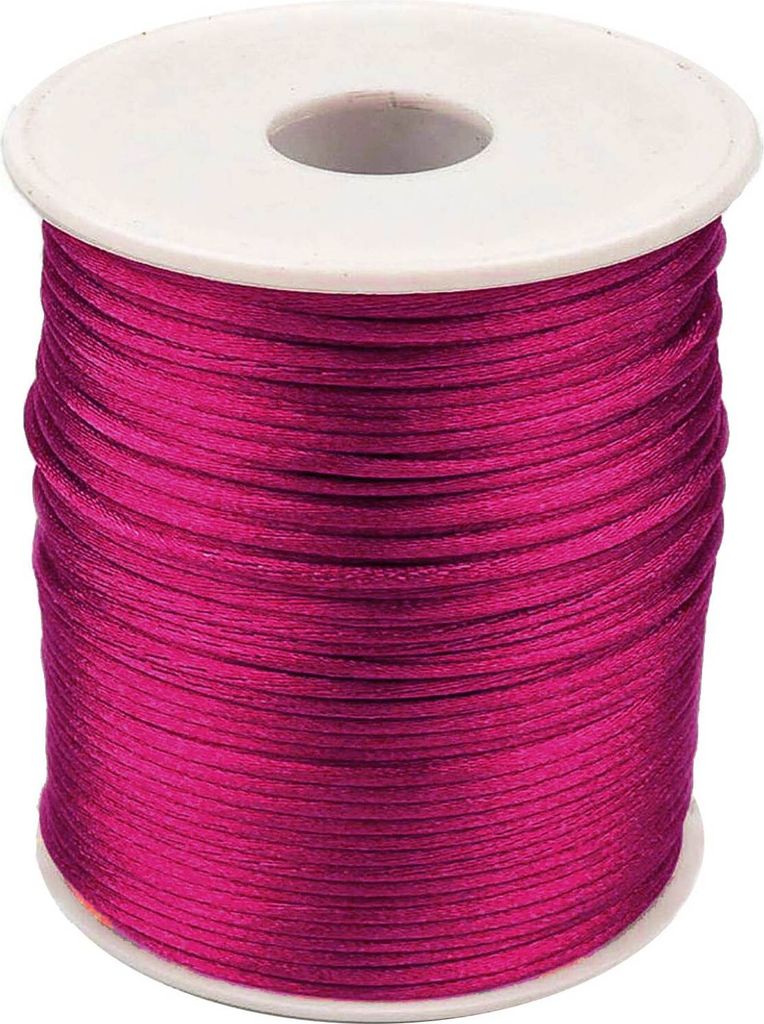 90m Satinschnur 2mm Satinkordel Schmuck-Kordel -Schnur Produktbild 