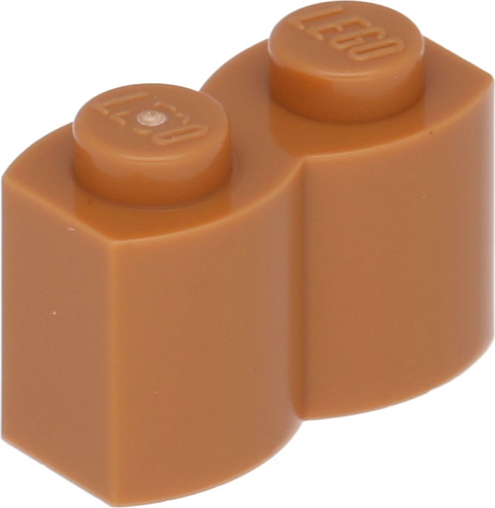 1x2 Pallisade - 250 Stück Mittleres Nougat