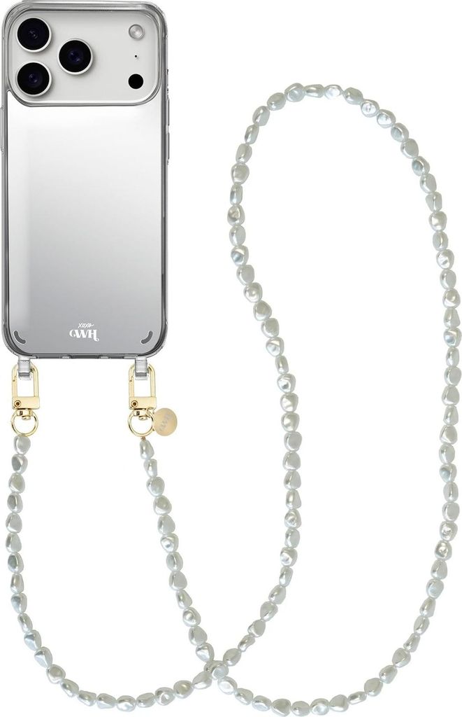 Pearlfection Mirror Cord Hülle - Long cord - Kompatibel mit iPhone 17 Pro Max
