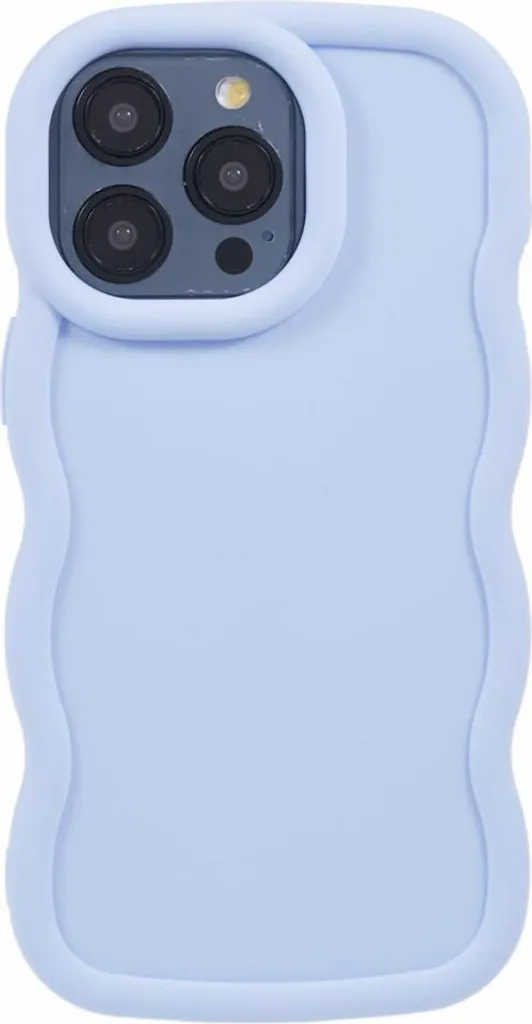 Offerta Cover iPhone 15 Pro Wavy Viola Phonesta - Silicone Antiscivolo