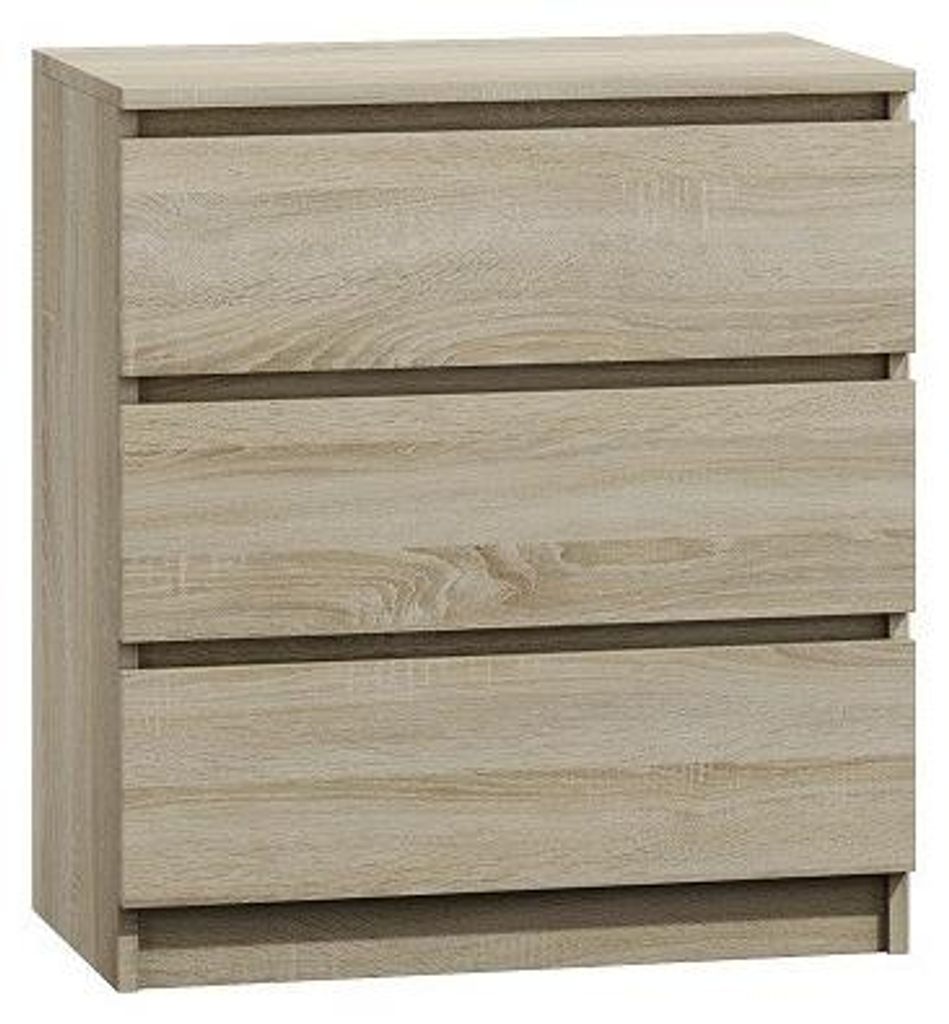 Topeshop M3 SONOMA, Dub, 3 zásuvka/zásuvek, Dřevotřískové Obrázek produktu 