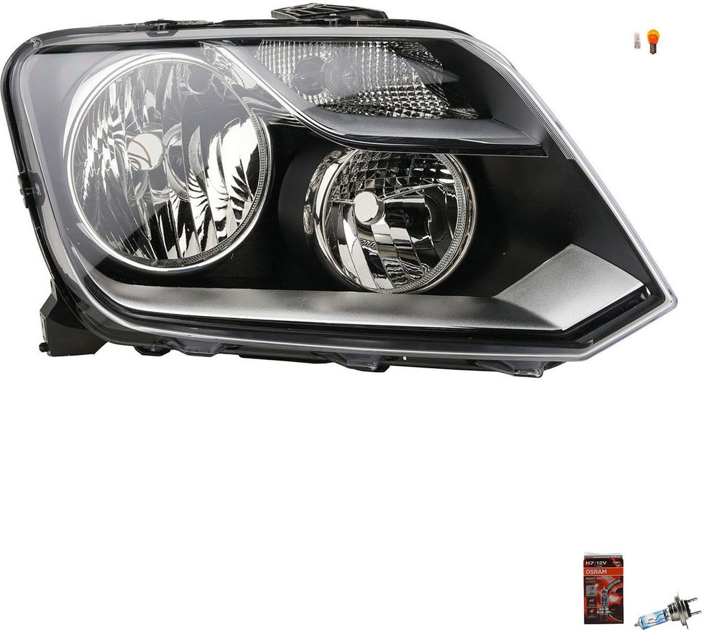 Johns, Scheinwerfer + Osram Night Breaker Laser passend für VW Amarok 01/13-08/16 Rechts 2H1941015M