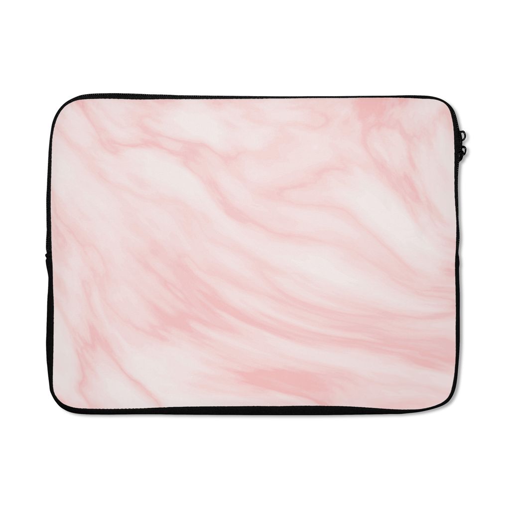 MuchoWow® Laptop Hülle 15 Zoll Marmor - Rosa - Weiß - Luxus Produktbild 