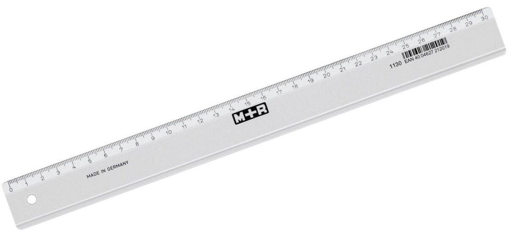 M + R 11300000 Lineal 30,0 cm, glasklar Immagine del prodotto 