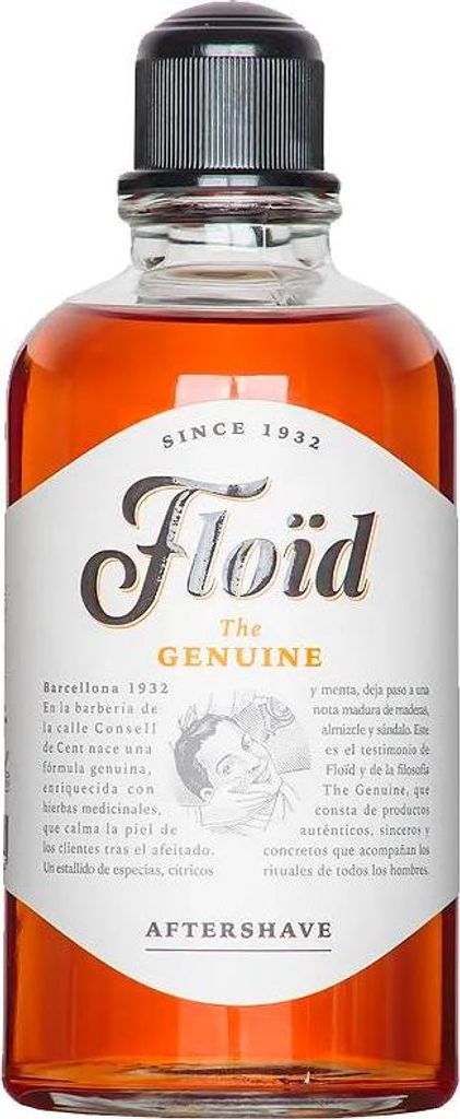 A bottle of Floid Genuine After Shave.