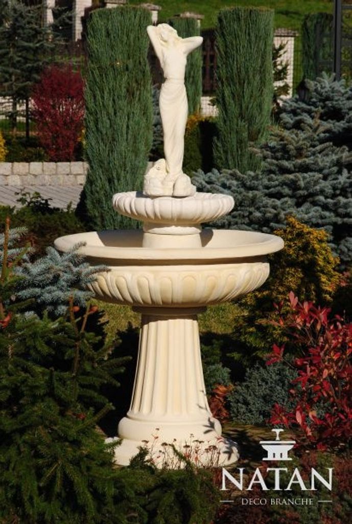 Fontaine décorative Fontaine 174cm Sculpture Fontaine Déco Image du produit 