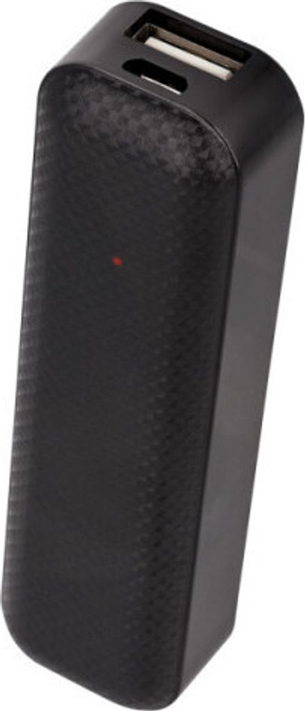 Powerbank Setty Mini, 2600mAh - Czarny Zdjęcie produktu 